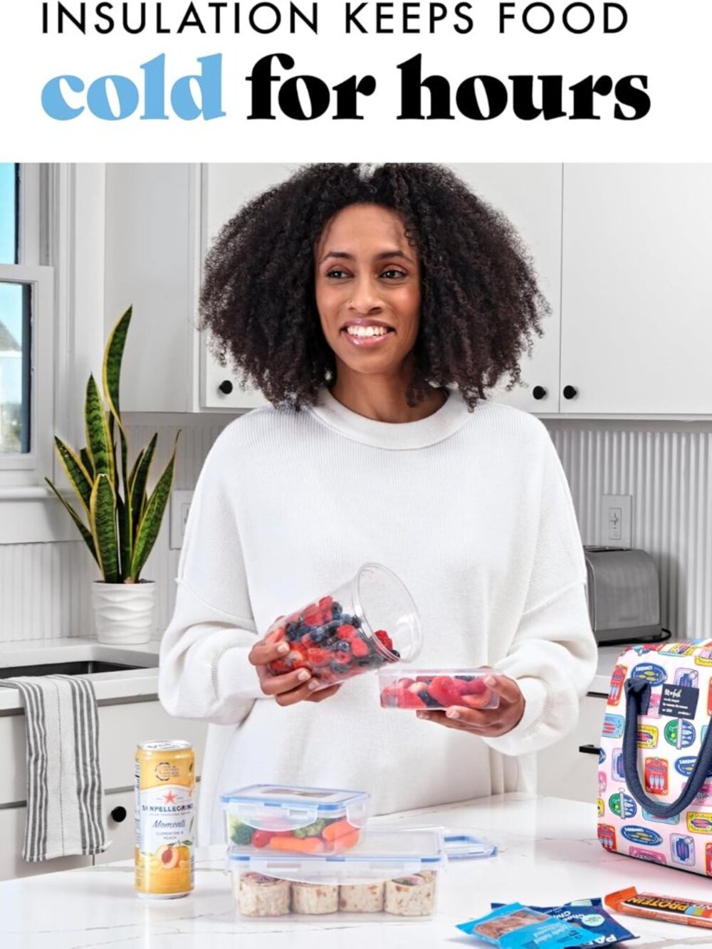 Fit + Fresh Bloomington Lunch Tote Kit - 4 Piece Set - Sardine Cans - NWT